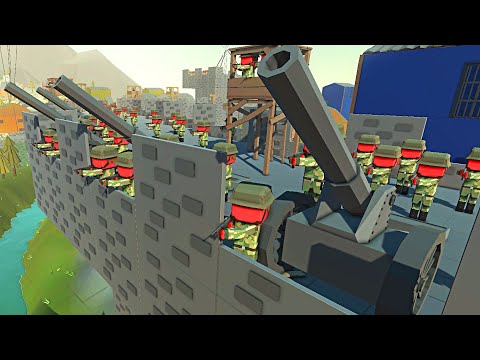 Invasion of Largest SUPER FORTRESS Defense EVER! - Ancient Warfare 3