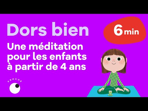 Méditation pour enfants de 4 à 12 ans : Calme et attentif comme une grenouille