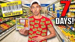 I ONLY ate YELLOW STICKER Food for A WEEK! "I'm HUNGRY!"