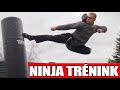 Můj kompletní NINJA DEN | Kopy, Dieta, Hůl BO, Tricking