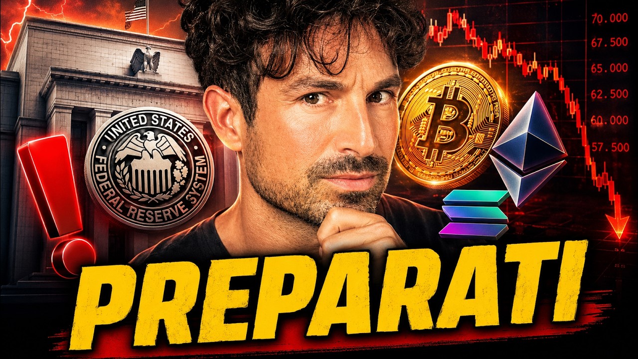 BITCOIN, CRYPTO: OGGI LA FED DECIDE TUTTO! (TIENITI FORTE...)