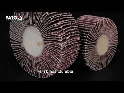 Круг лепестковый шлифовальный YATO 40x20 мм К40, шпиндель 6 мм (YT-83351) Круг лепестковый шлифовальный YATO 40x20 мм К40, шпиндель 6 мм (YT-83351)