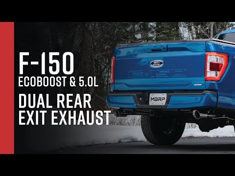 2021+ FORD F-150 5.0L, 3.5L and 2.7L // MBRP 3” Cat-Back, Dual Rear Exit Exhaust Overview