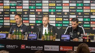 3. Spieltag | SGD - FCH | Pressekonferenz nach dem Spiel