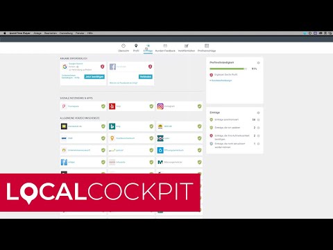 Local Cockpit Dashboard - Einblick in unsere Software