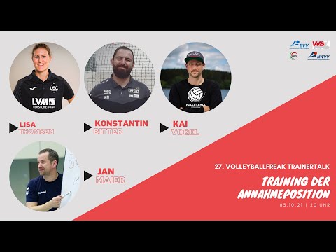 27. Volleyballfreak Trainertalk - Training der Annahmeposition