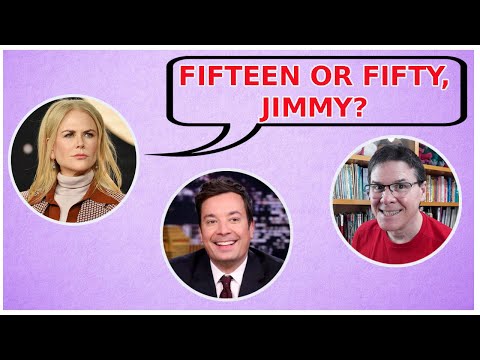 Practice Numbers with Jimmy Fallon and Nicole Kidman
