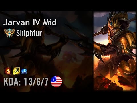 Jarvan IV Mid vs Talon - Shiphtur - NA Challenger Patch 6.7