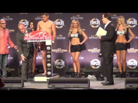 BKB weigh-in - Rosado vs. Vera