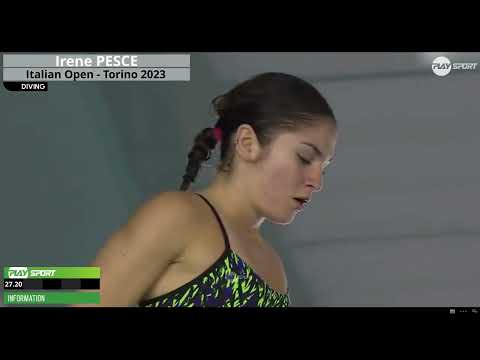 Women's Diving | Irene PESCE |  Torino 2023 | 10M Platform Highlight #diving #sports #watersport