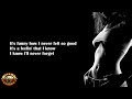 Guns N' Roses – Think About You (Lyrics)