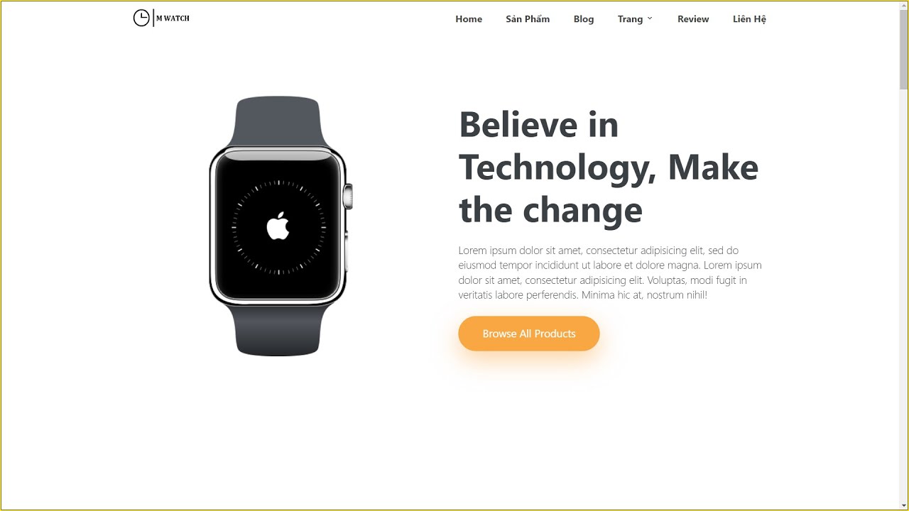 M Watch  - A website e-commerce with Python Flask.