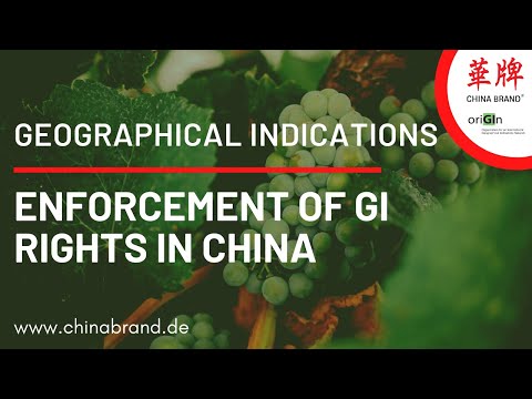 Geographical Indications: How To Enforce Your GI Rights in China