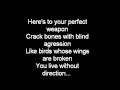Black Veil Brides- Perfect Weapon Lyrics 