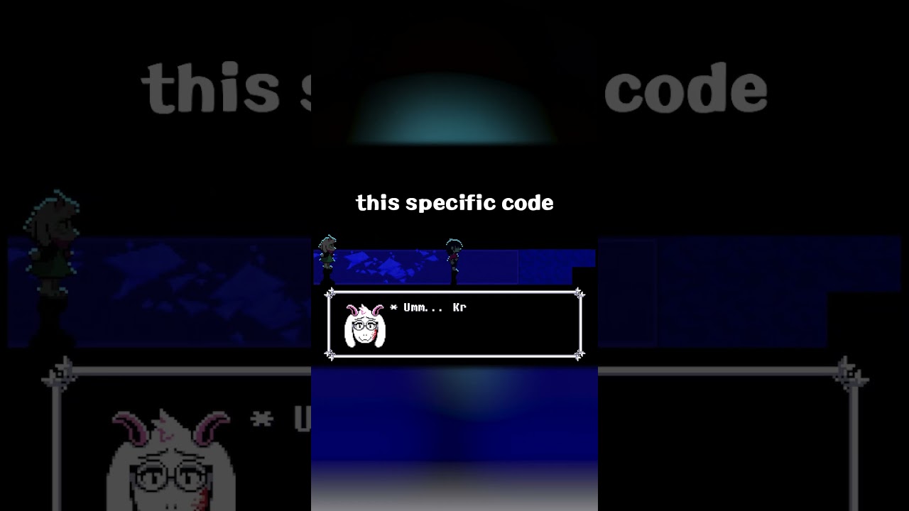 Improving Ralsei's Tea by picking this dialogue option in Deltarune Chapter 4