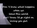 One Great Mystery (with lyrics) -Lady Antebellum