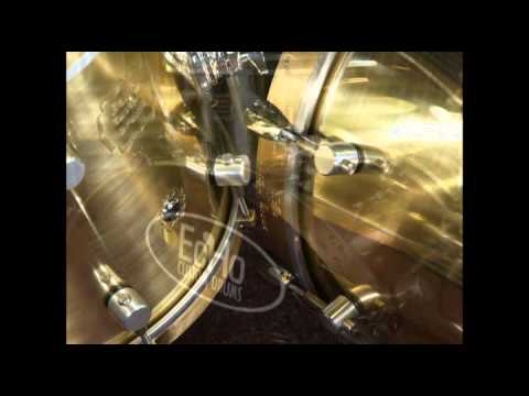 Echo Custom Drums Brass Drum Kit