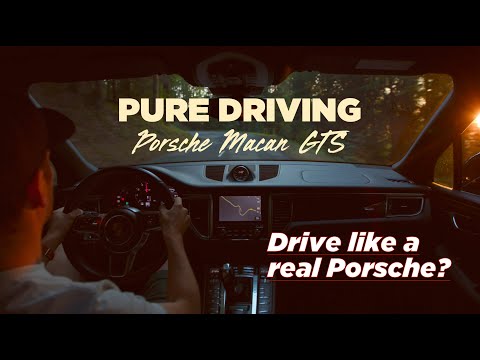 Porsche Macan GTS - Secret mountain pass in forest - POV Pure driving sound