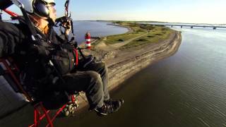 preview picture of video 'Paramotoring in West Jutland'