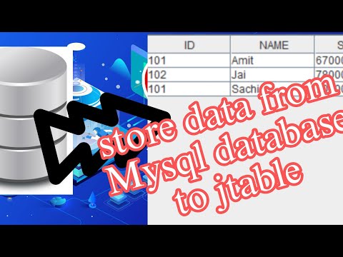 How To Get Data From Database To Jtable In Java Using Netbeans Java Mysql Database Jtable Data