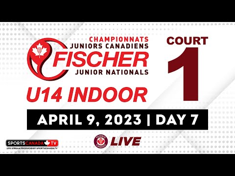 2023 Tennis Canada Fischer U14 Indoor National Championships 🎾 Court 1 [April 9, 2023]