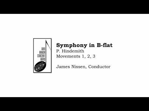Hindemith Symphony in B-flat - Ann Arbor Concert Band