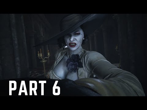 Resident Evil 8 Village Walkthrough Part 6 Lady Dimitrescu Boss Fight (PS5 4k60)