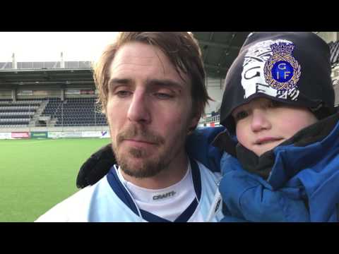 Johan Oremo efter 1-0 mot Brommapojkarna 11 februari