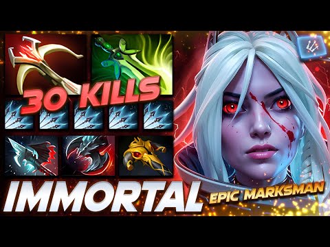 Drow Ranger Epic Marksman - Dota 2 Pro Gameplay [Watch & Learn]