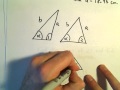 Solving a Triangle, SSA, Example 2 