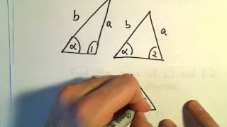 Solving a Triangle, SSA, Example 2