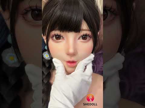 Tanya 2.0 Custom Makeup – SHEDOLL Silicone Head Sculpt Close-Up #doll #silicone
