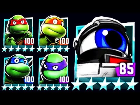 ALL CLASSIC TURTLES vs NEW TECHNODROME BOSS (TMNT LEGENDS)