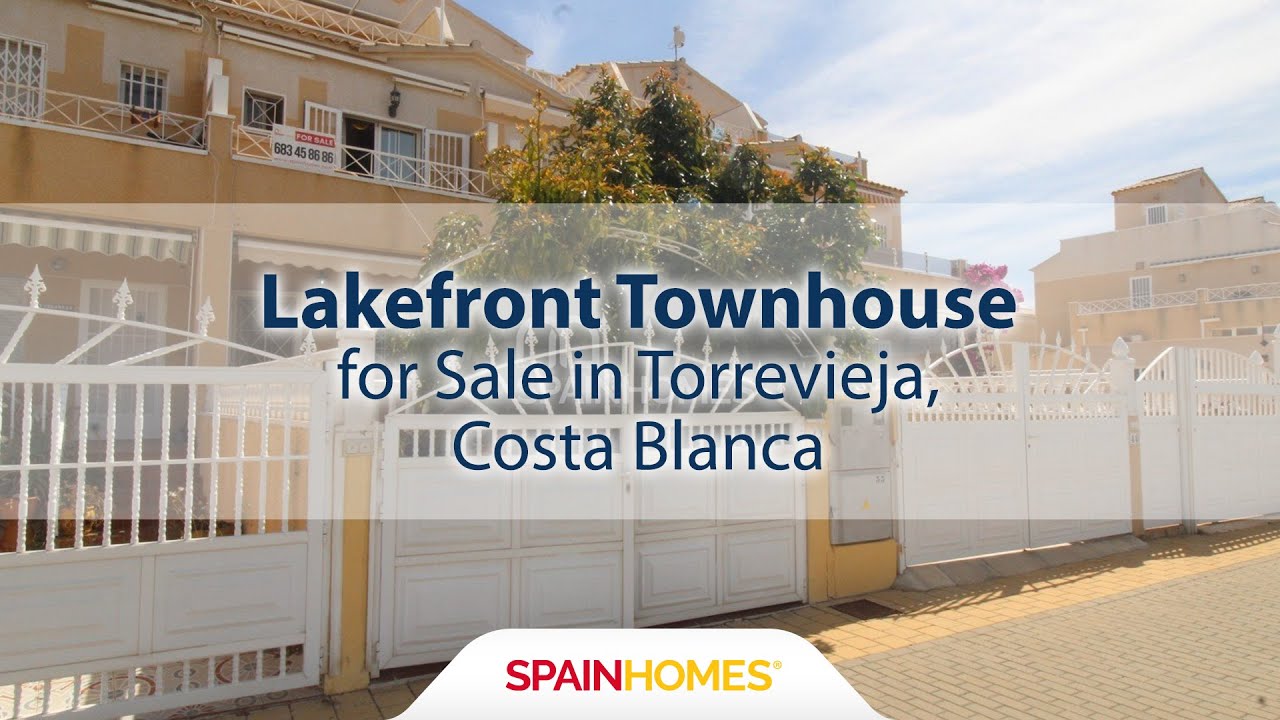 Lakefront Townhouse for Sale in Torrevieja, Costa Blanca