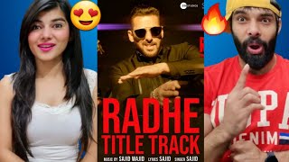 Radhe Title Track | Radhe - Your Most Wanted Bhai | Salman Khan & Disha Patani | Radhe Reaction