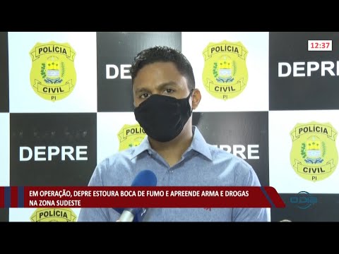 DEPRE estoura boca de fumo e apreende armas e drogas na zona sul de Teresina 09 04 2021