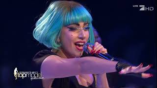 Lady Gaga - Scheiẞe, Born This Way, The Edge Of Glory (Live on Germany&#39;s Next Top Model) HD
