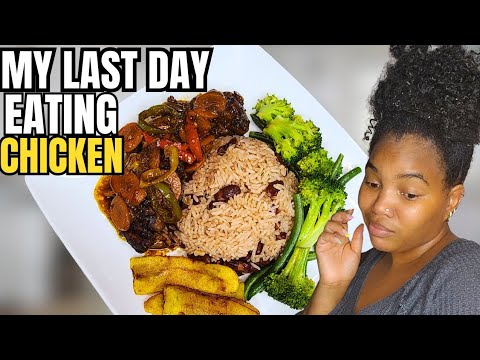 I cooked Brown Stew Chicken And Rice & Peas For The Last Time