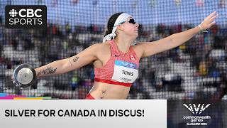 Canada's Julia Tunks takes silver in women's discus throw on Day 7 of 2026 Commonwealth Games