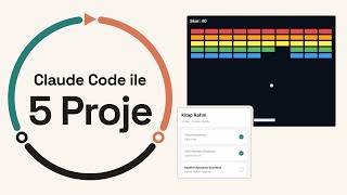 Claude Code ile Proje Yapmak: Uygulamadan Oyuna 5 Örnek