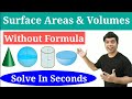 Mensuration Maths Trick Surface Area Trick Shortcut Trick For Meansuration Maths Trick