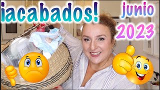 ¡ACABADOS! productos acabados de JUNIO 2023. Repetiré o no? #acabados #terminados