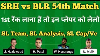 srh vs rcb fantasy team match preview depths analysis