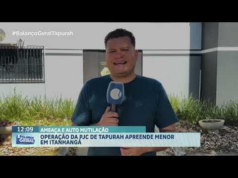 AMEAÇA E AUTO MUTILAÇÃO: operação da PJC de tapurah apreende menor em Itanhangá.