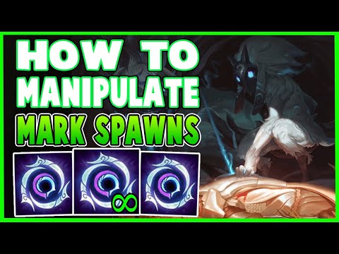 How To Manipulate Kindred Marks Spawns To spawn Where You want! Kindred jg! - 10.8 League of Legends