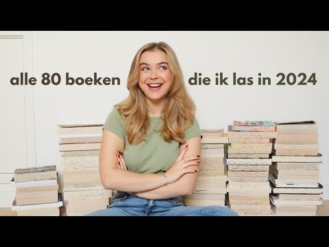 alle 80 boeken die ik heb gelezen in 2024!