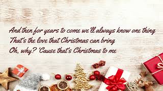 That&#39;s Christmas To Me - Pentatonix  (Lyrics)