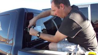 Apply an In Loving Memory Vinyl Decal with my Helper Todd