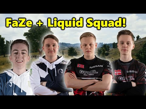 FaZe Aitzy, Gustav, Liquid ibiza & mxey - FaZe + Liquid SQUAD - PUBG