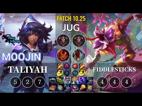 RNW Moojin Taliyah vs Fiddlesticks Jungle - KR Patch 10.25